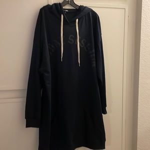 “Sunday Session” hoodie dress. Thick and cozy